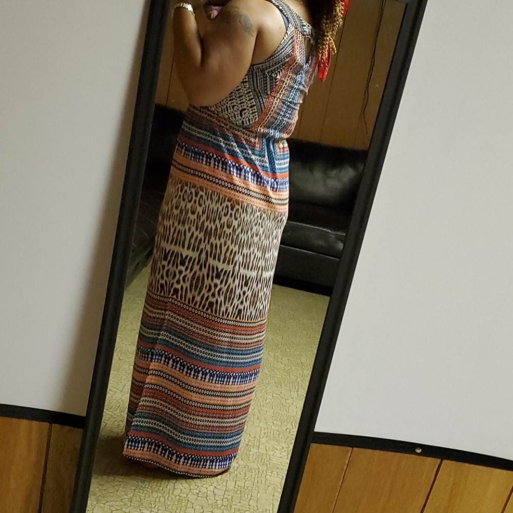 Multi pattern maxi dress - Picture 5 of 8